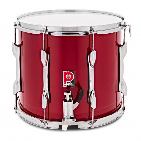 Premier Marching Traditional 14" x 12" Snare Drum, Flame Red