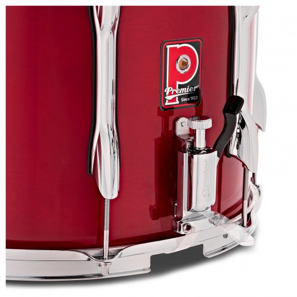 Premier Marching Traditional 14" x 12" Snare Drum, Flame Red
