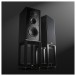 Wharfedale Super Linton Heritage Speaker, Black Oak - Beauty image, pair