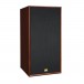 Wharfedale Super Linton Heritage Speaker, Mahogany Red - Tilted with grille attached