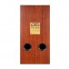 Wharfedale Super Linton Heritage Speaker, Mahogany Red - Reverse and cable terminals