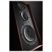 Wharfedale Super Linton Heritage Speakers (Pair), Mahogany Red - Beauty image of the front of the speaker