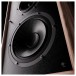 Wharfedale Super Linton Heritage Speaker, Walnut Veneer - Detail image, close up of woofer