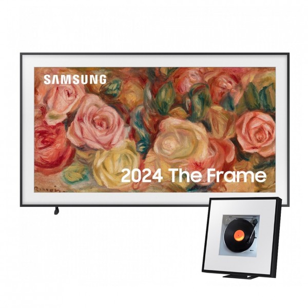 Samsung 2024 The Frame 55" 4K Smart TV with Music Frame HW-LS60D Wireless Smart Speaker