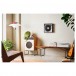 Samsung Music Frame HW-LS60D Wireless Smart Speaker, Black - Lifestyle Image, Living Room Wall Mounted