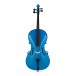 Student Full Size Cello with Case by Gear4music, Blue