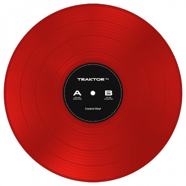 Native Instruments Traktor Control Vinyl, Red - Main