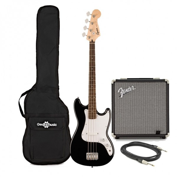 Squier Bronco Bass and Fender Amp Pack