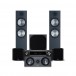 Denon AVC-X3800H & Bronze 500 5.1 Speaker Package, Black