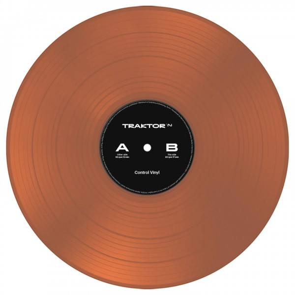 Native Instruments Traktor Control Vinyl, Transparent Orange - Main