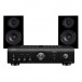 Denon PMA-600NE & Wharfedale Diamond 12.0, Black Hi-Fi Bundle - bom hero