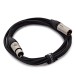 XLR Male - XLR Female Lead 2.5m Black by Studiospares