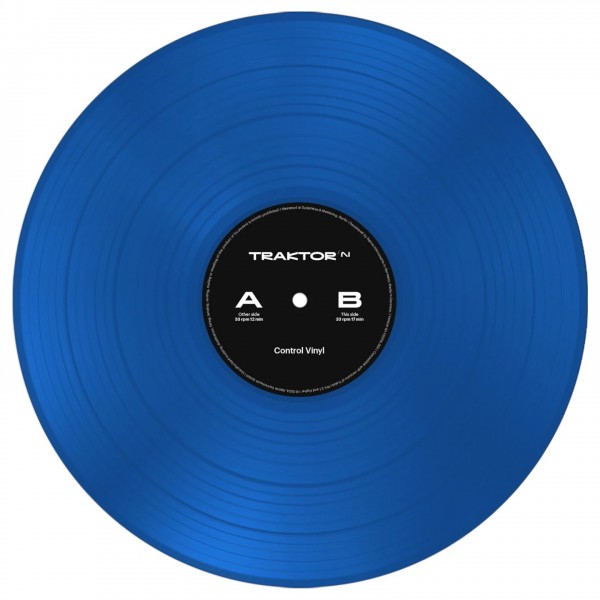 Native Instruments Traktor Control Vinyl, Blue - Main