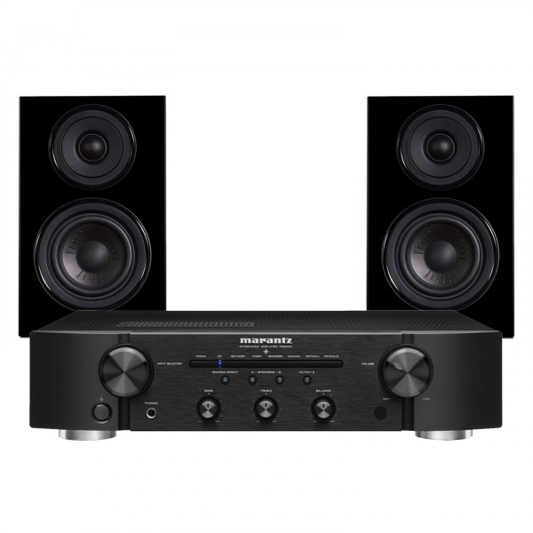 Marantz PM6007 & Wharfedale Diamond 12.0, Black Hi-Fi Bundle - 6007 bom hero 