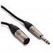 XLR (M) - 6.35mm TRS Cable by Studiospares, 1m