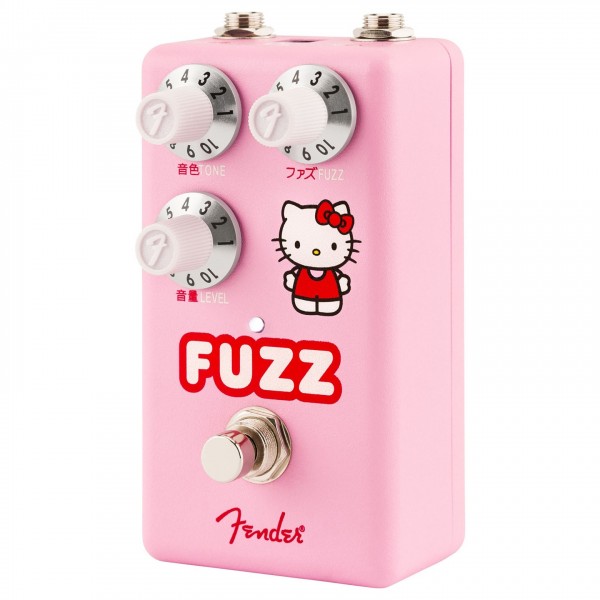 ギター Fender x Hello Kitty White Fuzz Pedal Fender x Hello Kitty Fuzz Pedal at Gear4music