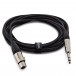 XLR (F) - TRS 6.35mm (M) Cable by Studiospares, 5m