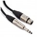 XLR (F) - TRS 6.35mm (M) Cable by Studiospares, 5m