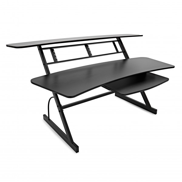 modul Large Three Tier Studio Desk, Black