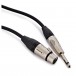 XLR (F) - 6.35mm TS Cable by Studiospares, 2.5m