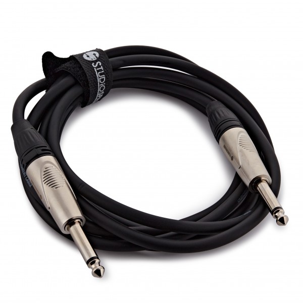 6.35mm (M) TS Cable by Studiospares, 2.5m