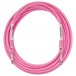 Fender x Hello Kitty 18.6' Instrument Cable, Pink unpackaged