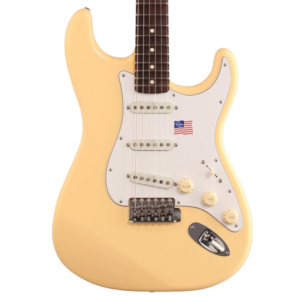 ギター Fender Yngwie Malmsteen Vintage White Fender Yngwie Malmsteen Stratocaster Scalloped Maple