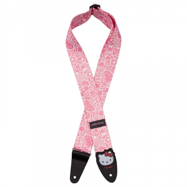 Fender Fender x Hello Kitty Polyester Strap, Pink