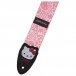 Fender Fender x Hello Kitty Polyester Strap, Pink logo