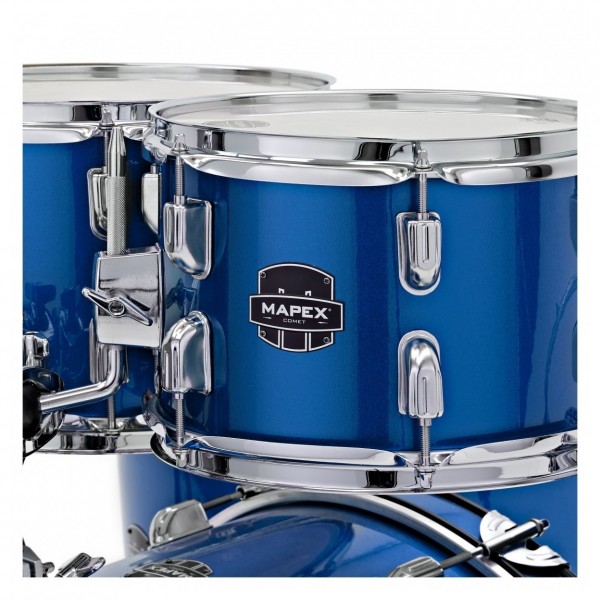 Mapex Comet Series Compact 18'' Drum Kit, Indigo Blue w/Ride Cymbal