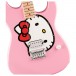 Squier Limited Edition Hello Kitty Stratocaster, Maple Fingerboard, Gig Bag, Pink body