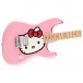 Squier Limited Edition Hello Kitty Stratocaster, Maple Fingerboard, Gig Bag, Pink body neck