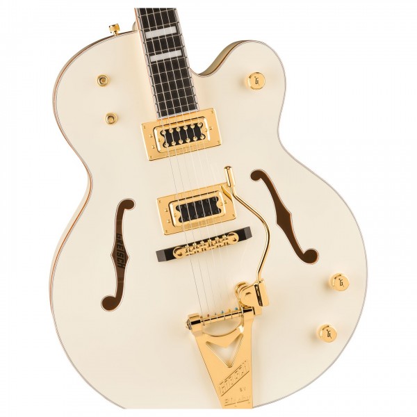 Gretsch G8424T Billy Duffy Signature Falcon LTD with Bigsby Ebony Fingerboard, Vintage White Lacquer body 