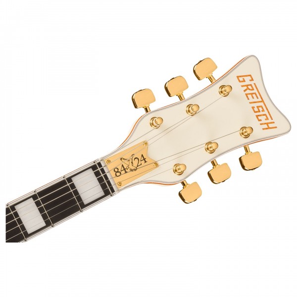 Gretsch G8424T Billy Duffy Signature Falcon LTD with Bigsby Ebony Fingerboard, Vintage White Lacquer headstock