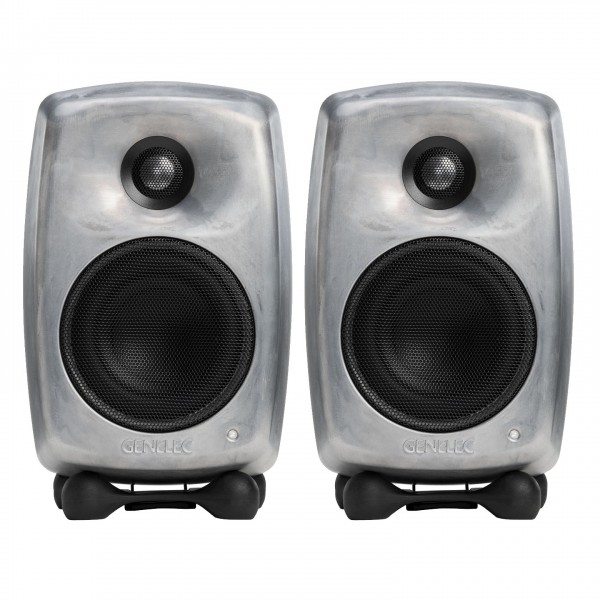 Genelec 8020DRW Raw Finish, Pair - Bundle