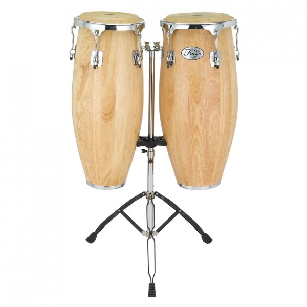 Natal Natural Wood Congas 10'' & 11'' Matte Natural