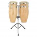 Natal Natural Wood Congas 10'' & 11'' Matte Natural