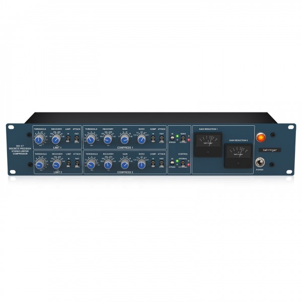 Behringer 369-KT 2-Channel Stereo Compressor and Limiter - Top