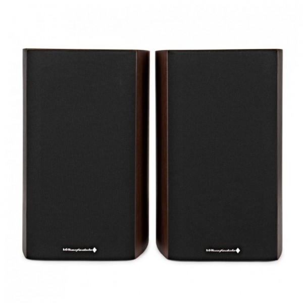 WiiM Amp Pro, Space Grey & Wharfedale Diamond 9.1, Walnut Hi-Fi Bundle - grilles 