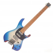 Ibanez QX54QM Q Series Headless Guitar, Blue Sphere Burst Matte - Ex Demo
