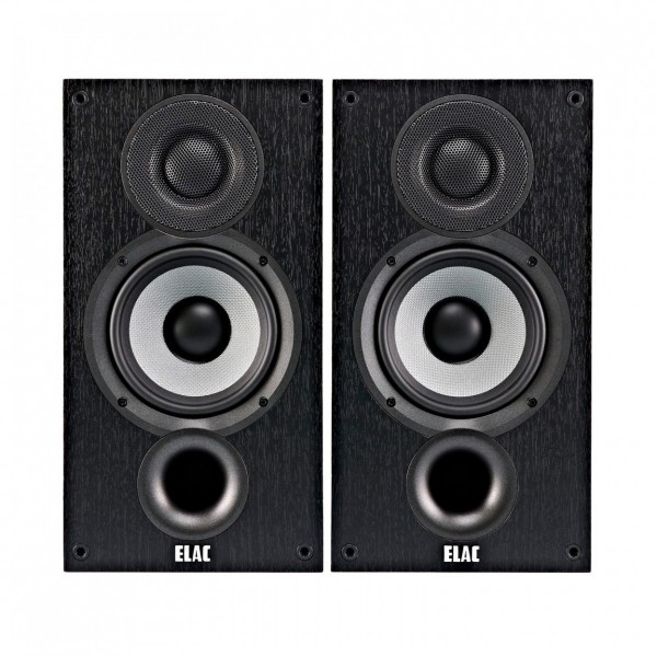 WiiM Amp Pro, Space Grey & ELAC Debut B5.2, Black Hi-Fi Bundle - debut hero 