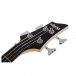 Schecter C-4 Deluxe, Satin Black headstock