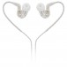 Behringer SD251-CL In-Ear Monitors, Clear - Rear