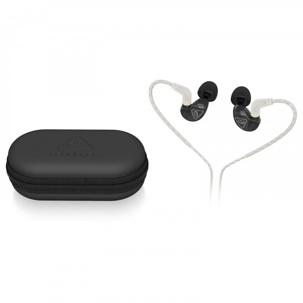 Behringer SD251-CK In-Ear Monitors, Black - With Pouch