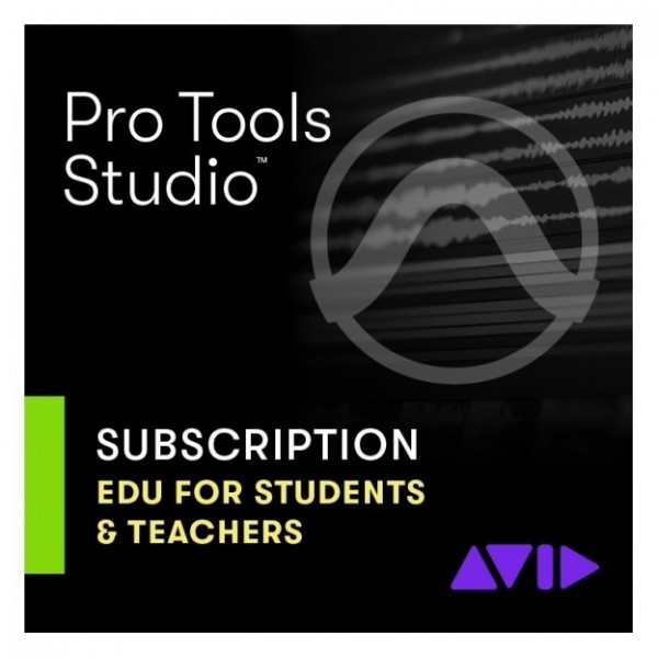 Pro Tools Studio 1-Year Subscription Education