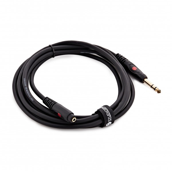 6.35mm TRS (F) - 6.35mm TRS (M) Jack Extension Cable, 3m