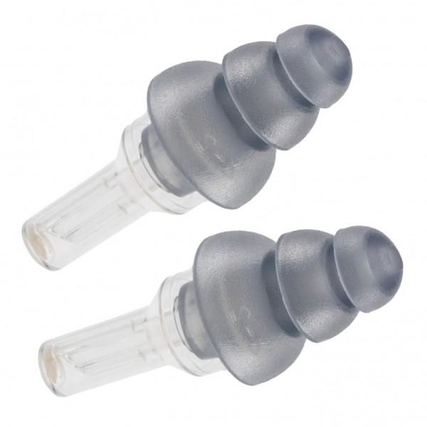 Etymotic ER20 ETY Plug Standard Clear Stem Frost Tip, Clamshell - Main Angled