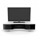 BDI Ola 8137 Satin White Curved TV Cabinet