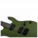 Spira Guitars S-400 MGR, Satin Dark Green - Body, Angled 1