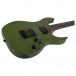 Spira Guitars S-400 MGR, Satin Dark Green - Body, Angled 2